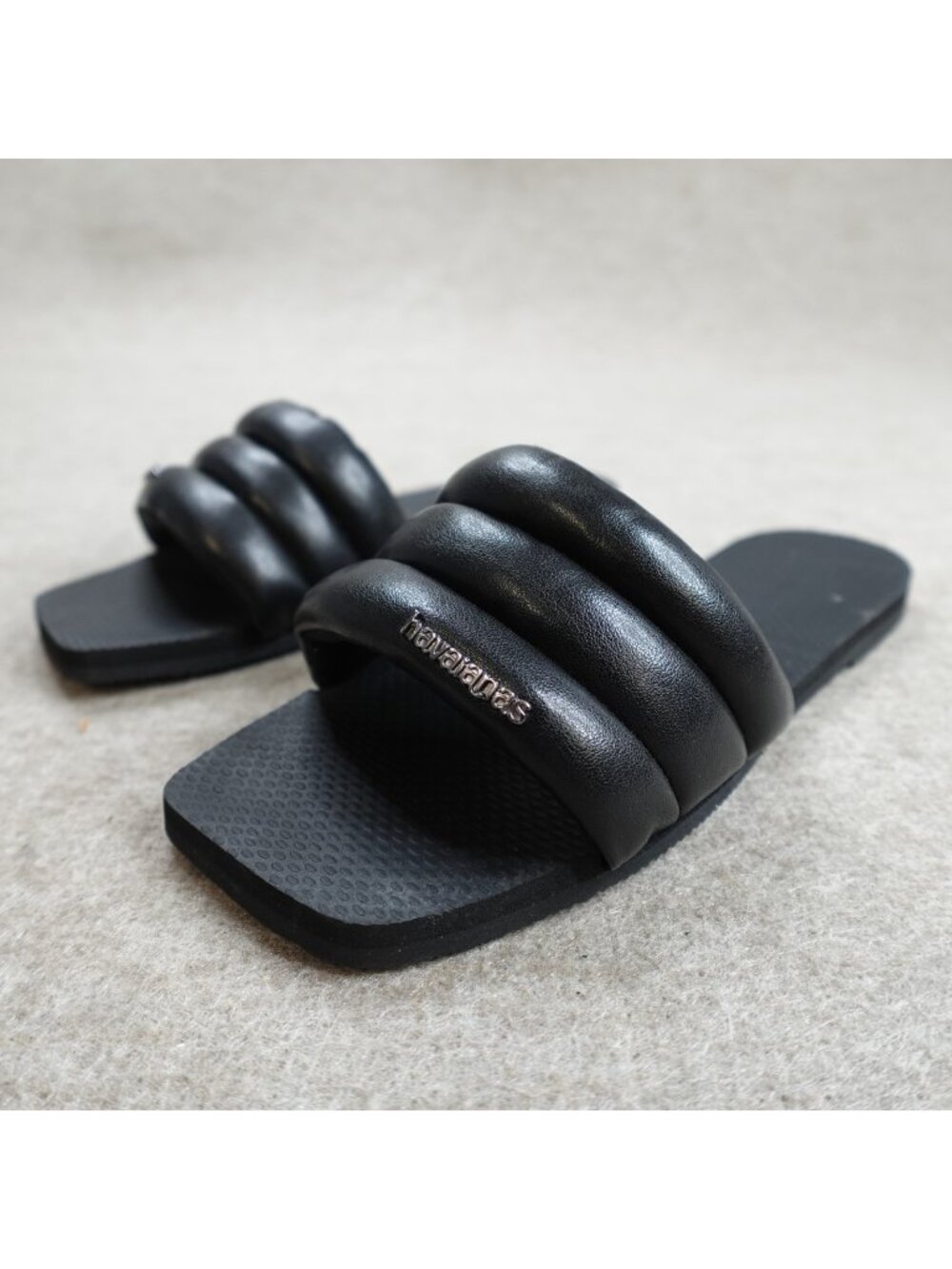 Havaianas Womens Sandals 8 Black You Milan Padded